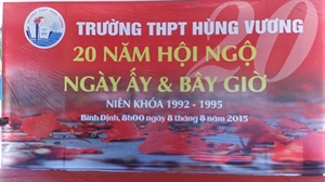 “Quỹ khuyến học của cựu học sinh trường THPT Hùng Vương”