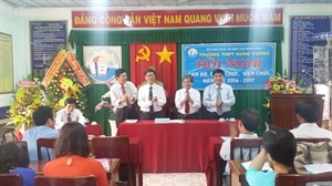 BẢN TIN VỀ HỘI NGHỊ CÁN BỘ, CÔNG CHỨC, VIÊN CHỨC NĂM HỌC 2016-2017