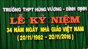BẢN TIN HOẠT ĐỘNG CHÀO MỪNG NGÀY NHÀ GIÁO VIỆT NAM 20/11/2016