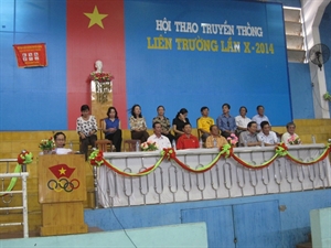 GIẢI VĂN HÓA THỂ THAO LIÊN TRƯỜNG TP QUY NHƠN LẦN THỨ  X, NĂM 2014.