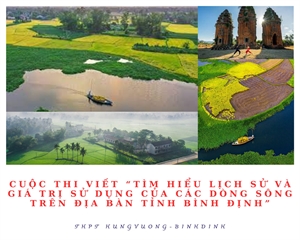 Cuộc thi viết “Tìm hiểu lịch sử và giá trị sử dụng của các dòng sông trên địa bàn tỉnh Bình Định”